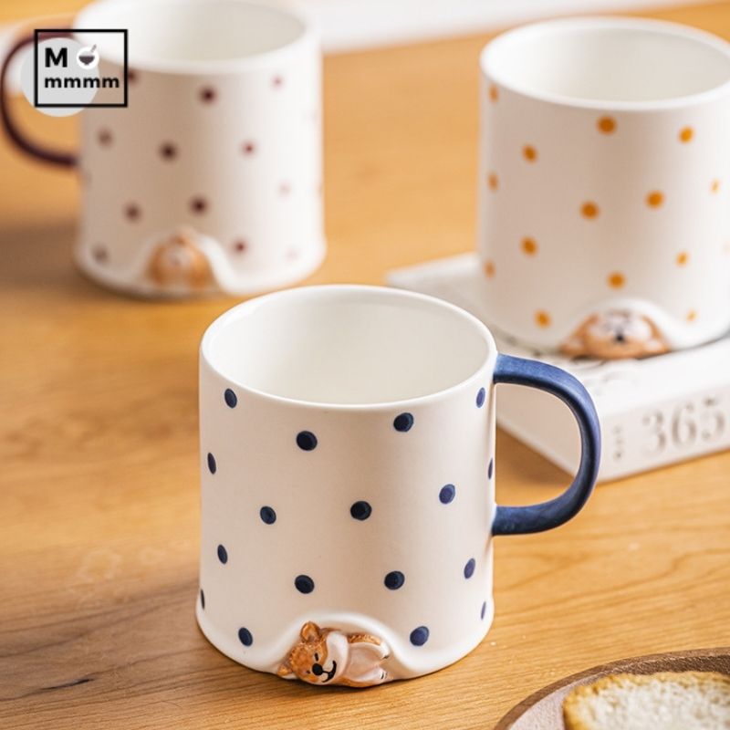 Cartoon Dog Animal Coffee Mug Breakfast Cup Ceramic Mugs With Handle Tea Milk Oatmeal Creative Birthday 1 - Cat Paw Cup