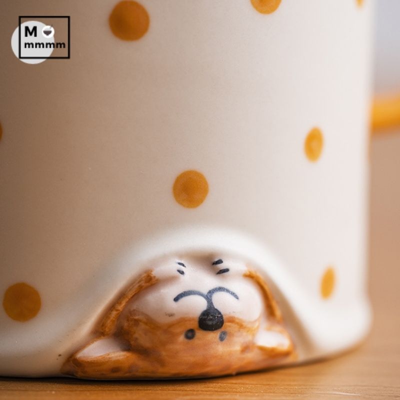 Cartoon Dog Animal Coffee Mug Breakfast Cup Ceramic Mugs With Handle Tea Milk Oatmeal Creative Birthday 5 - Cat Paw Cup