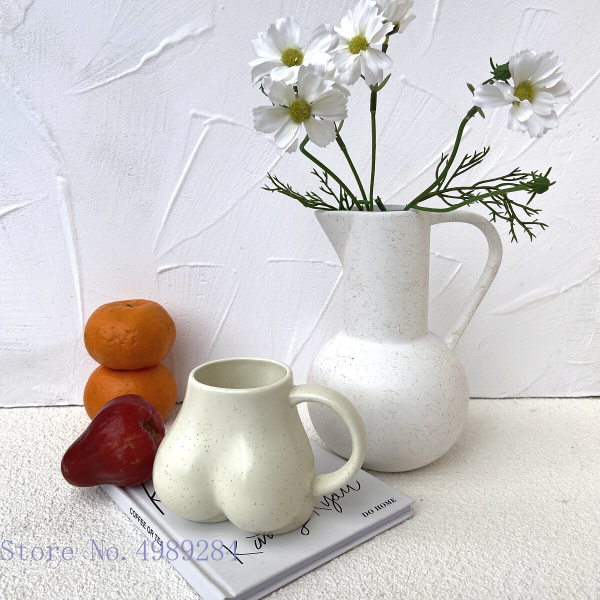 Creative Ceramic Mug Milk Taste Butt Body Shape Nude Lovely Cup Handle Design Desktop Storage Home 1 - Cat Paw Cup