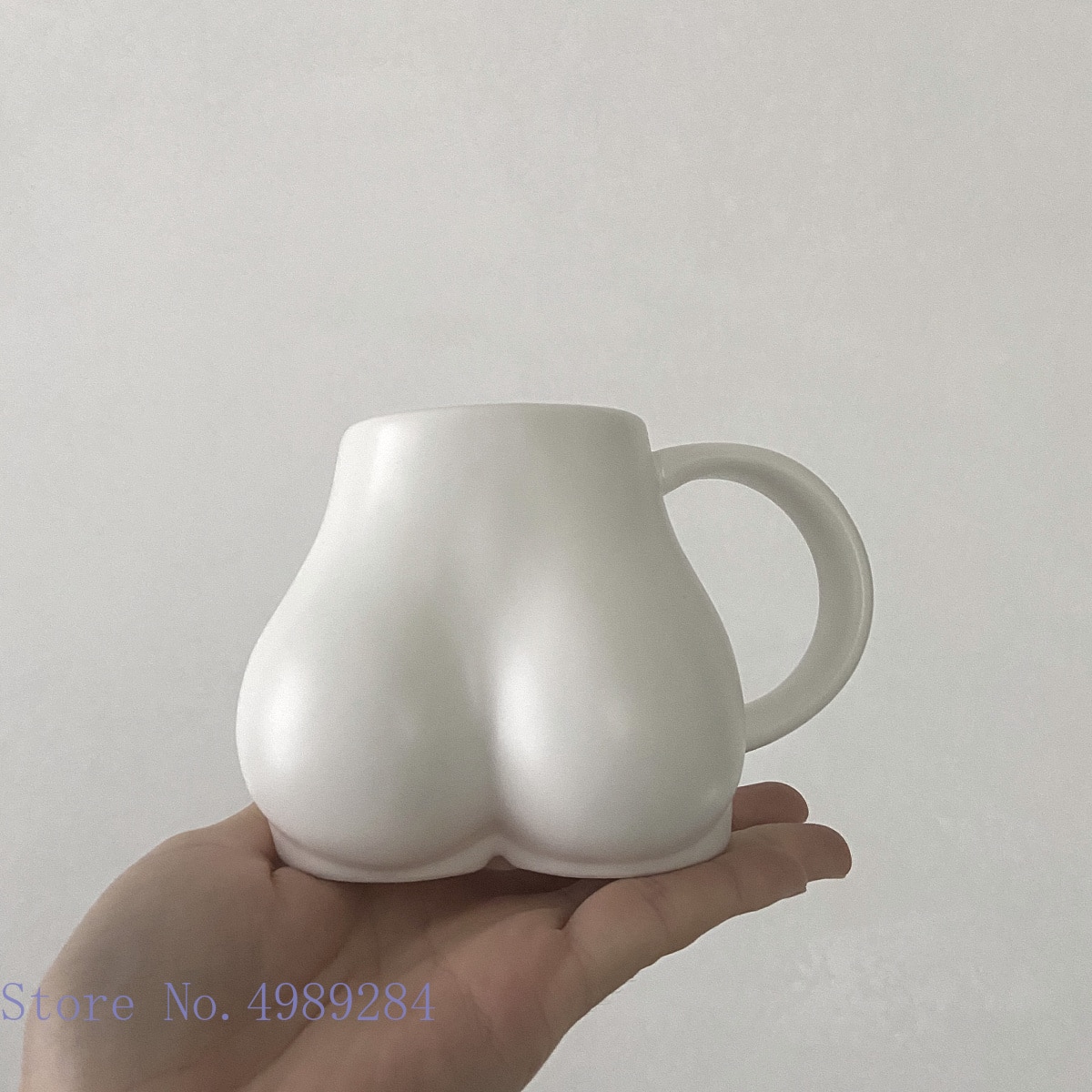 Creative Ceramic Mug Milk Taste Butt Body Shape Nude Lovely Cup Handle Design Desktop Storage Home 4 - Cat Paw Cup