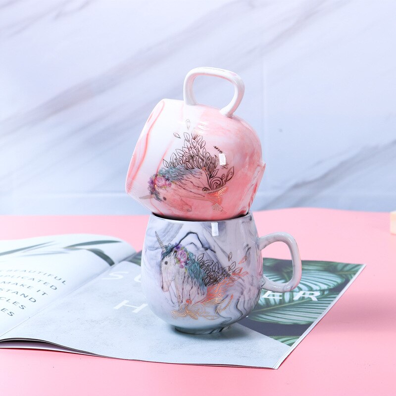 Flamingo Coffee Mugs Ceramic Mug Travel Cup Cute Cat Foot Ins 72 85mm Drink Ware Home 4 - Cat Paw Cup