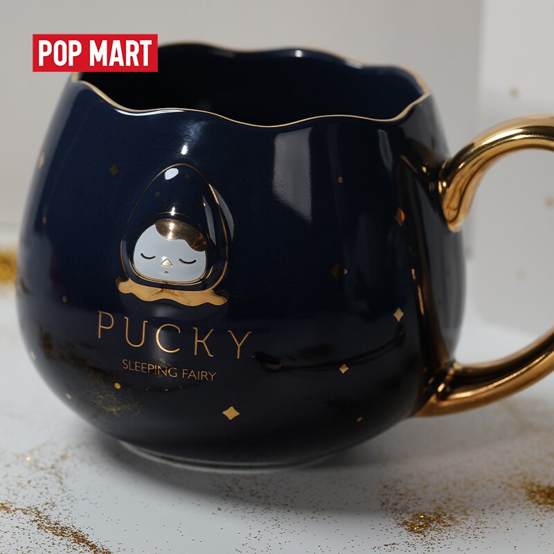 POPMART Pucky ceramic cup of sleeping babies as beautiful gift free shipping 3 - Cat Paw Cup